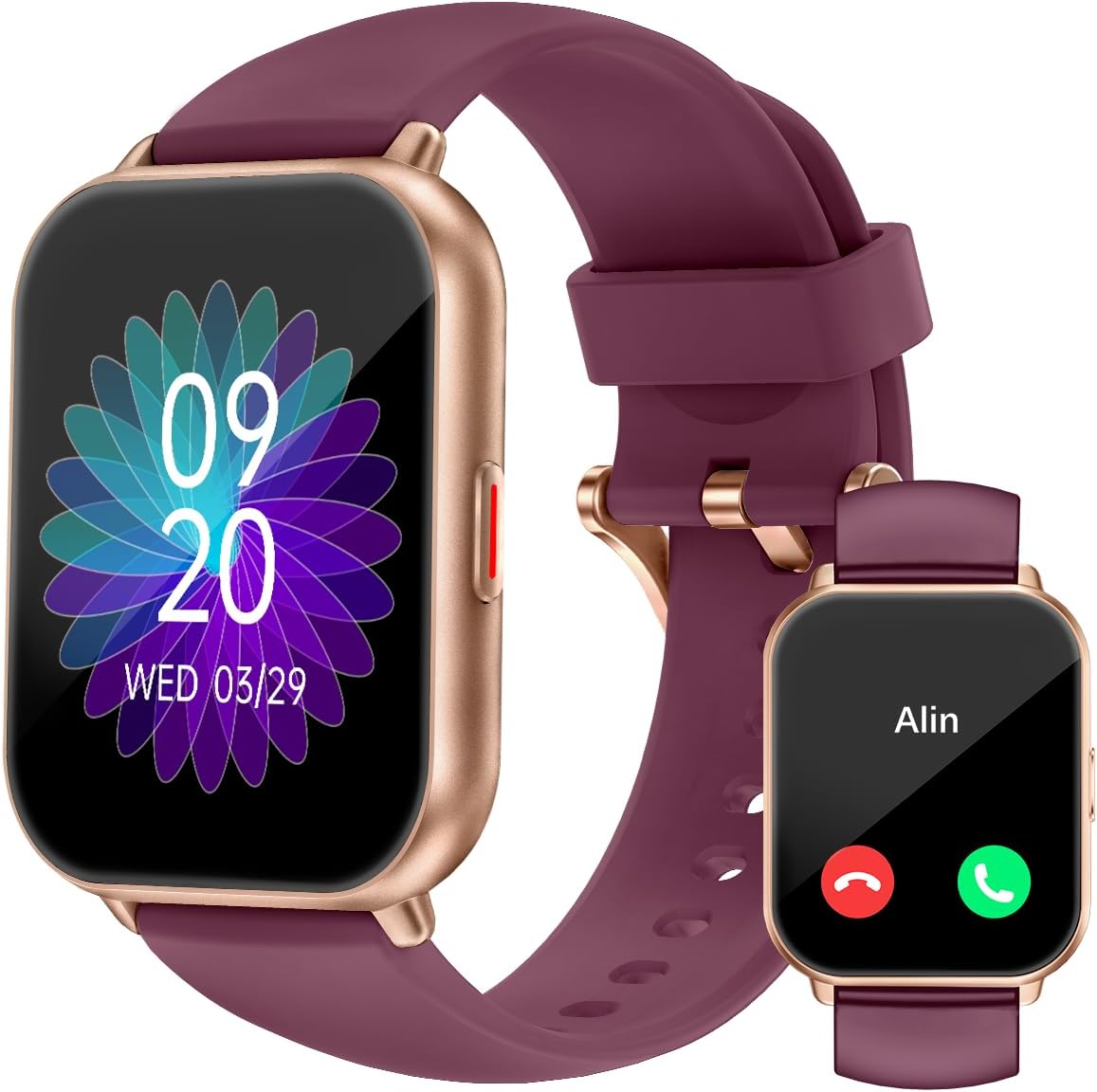 RUIMEN Smart Watch Answer Dial Call,Smart Watches for Women Men HD Touch Screen Fitness watch
