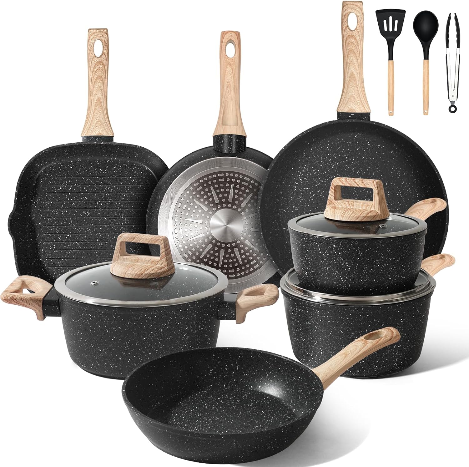 GMISUN Pots and Pans Sets Non Stick
