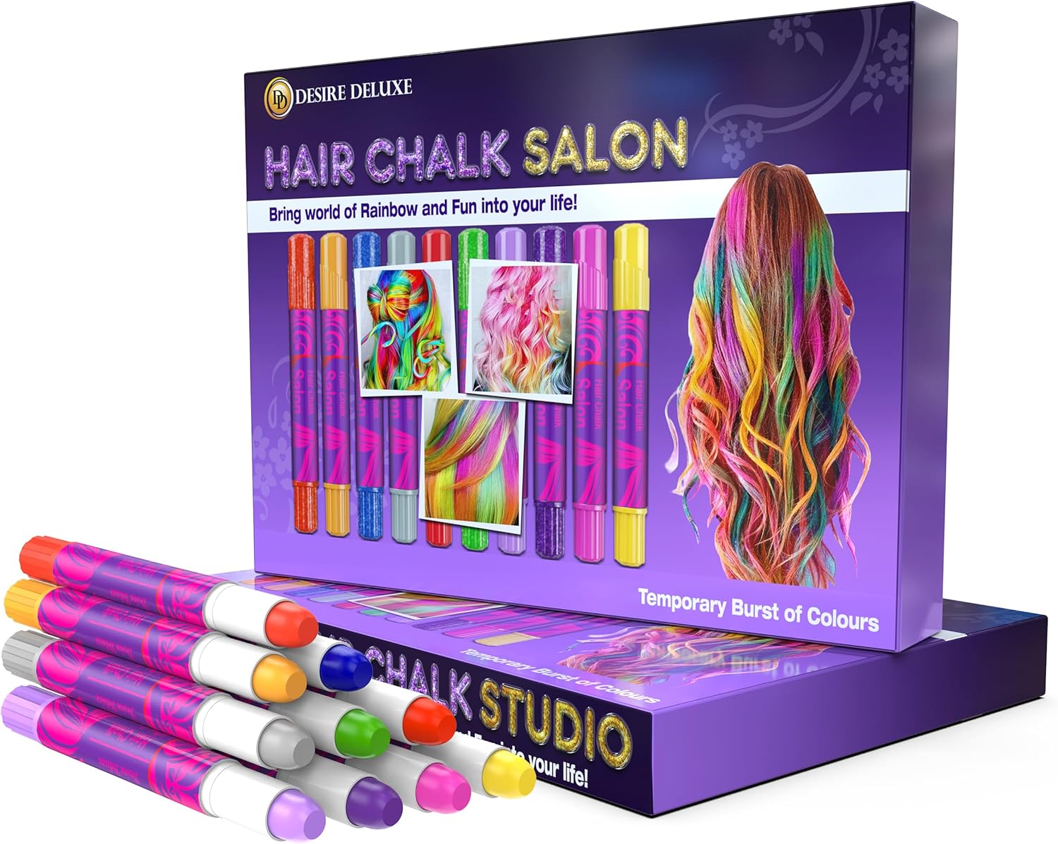 Desire Deluxe Hair Chalk Gift for Girls